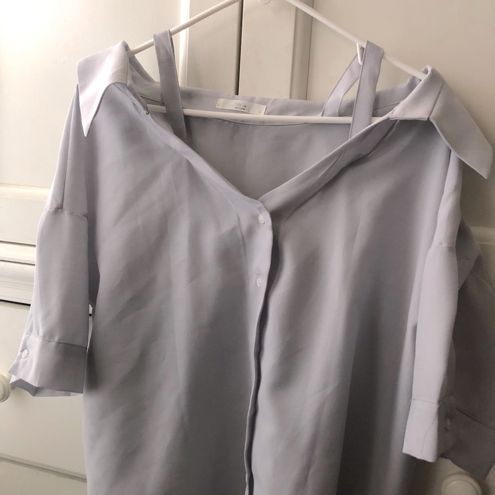Kpop style Off shoulder shirt